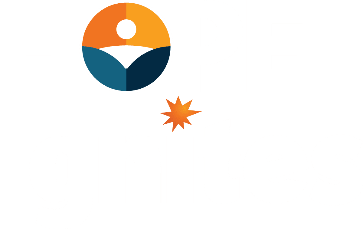 Hope Ignites Primary White Logo